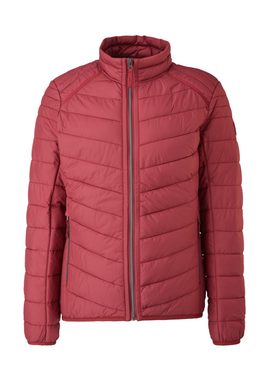 s.Oliver Outdoorjacke Leichte Steppjacke mit Stehkragen Logo