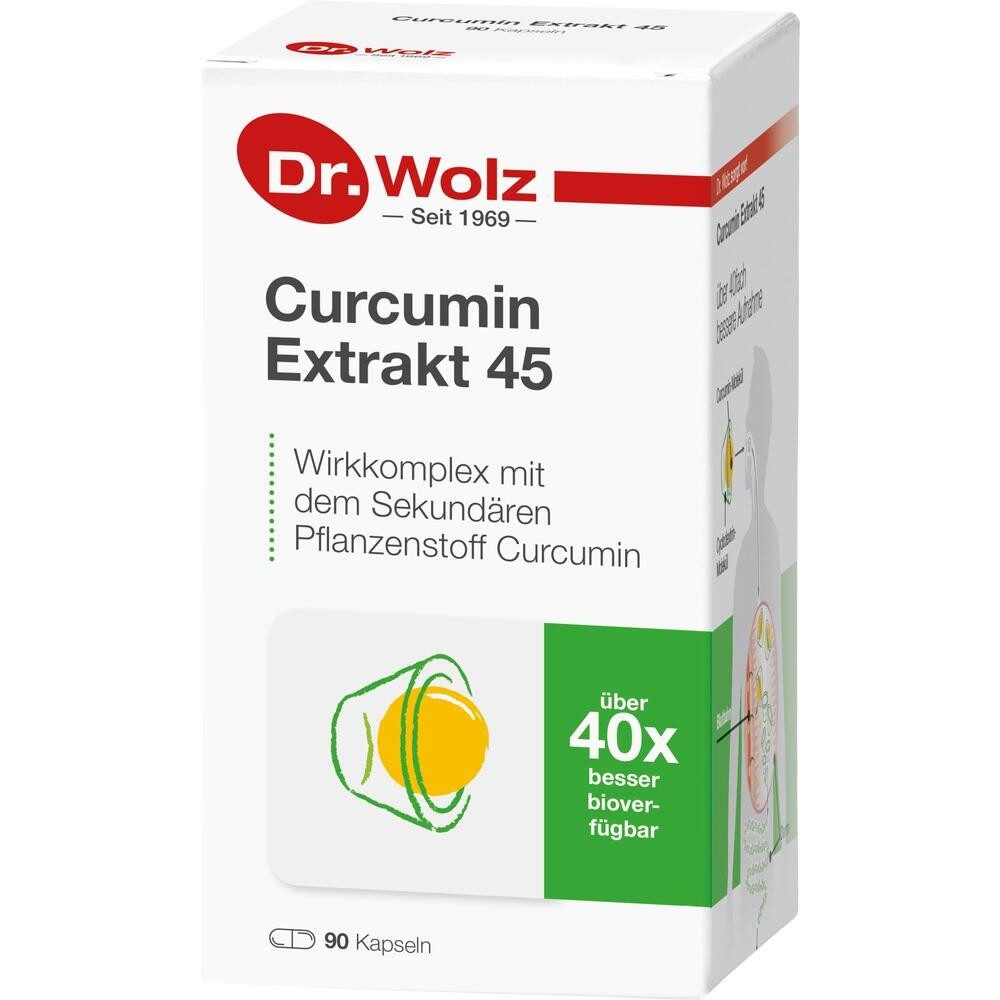 Dr. Wolz Zell CURCUMIN EXTRAKT 45 Dr.Wolz Kapseln Kapseln, 90 St.