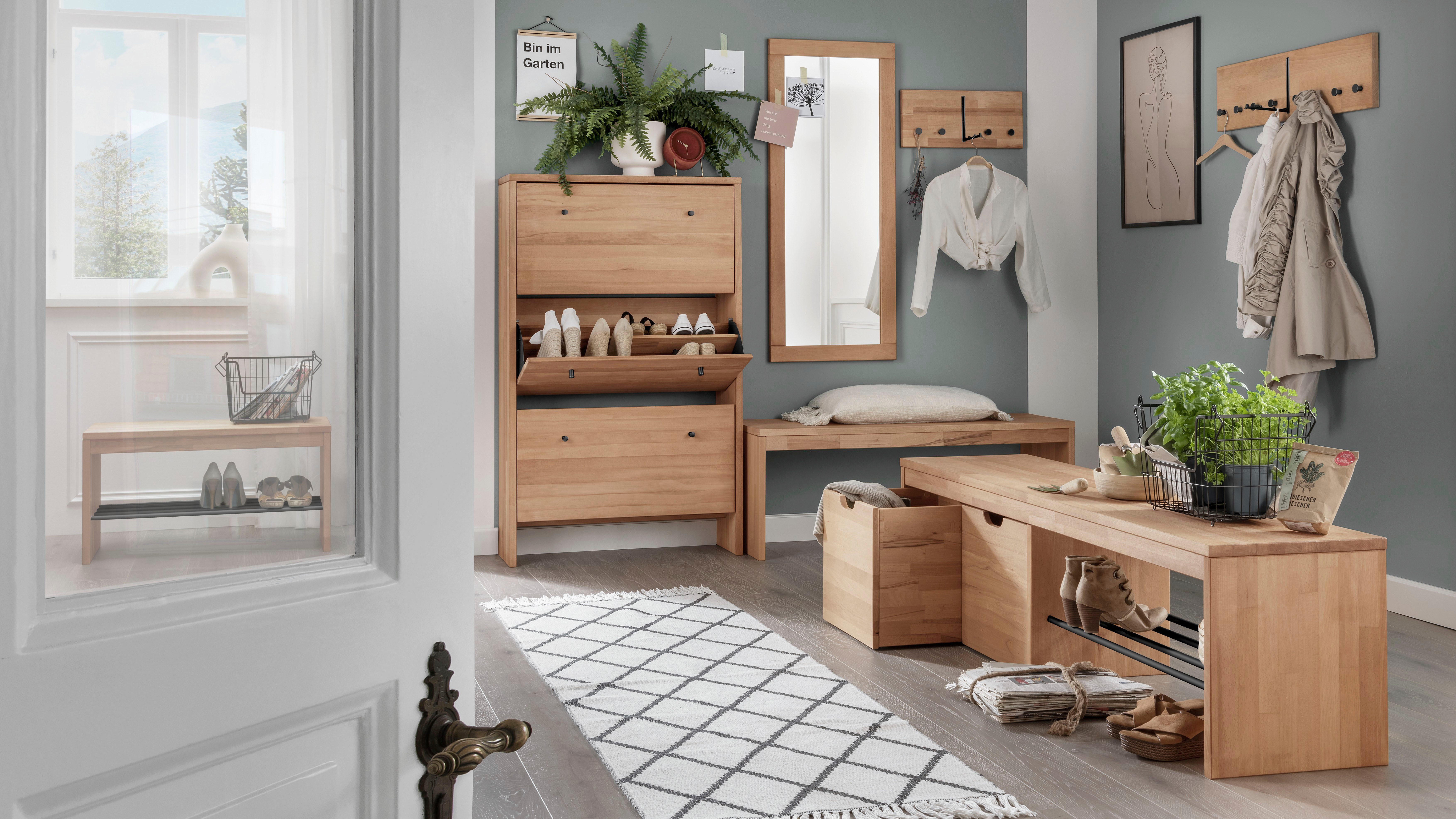 Home affaire Hakenleiste Dura, aus FSC®-zertifiziertem Massivholz, Breite 50 oder 80 cm