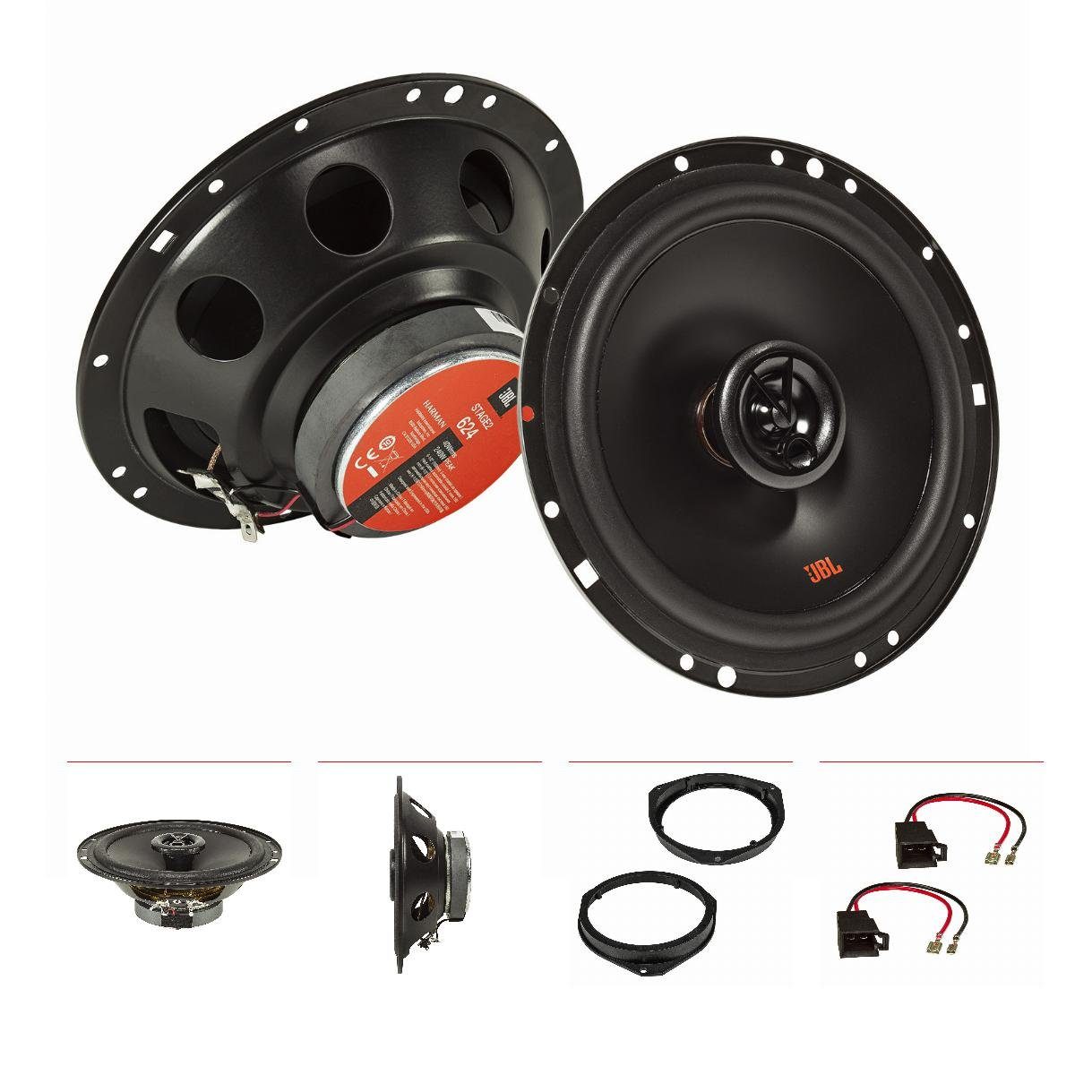 tomzz Audio JBL Stage2 624 Lautsprecher Set passt für Opel Astra H Corsa D Corsa E Auto-Lautsprecher