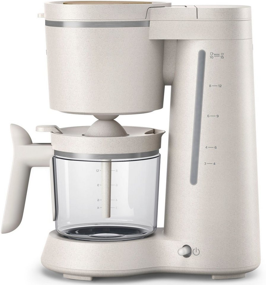 Philips Filterkaffeemaschine Eco Conscious Edition 5000er Serie HD5120/00,  Komfort: Außenliegende Wasserstandsanzeige, einfache Reinigung, 1,2L  Wassertank