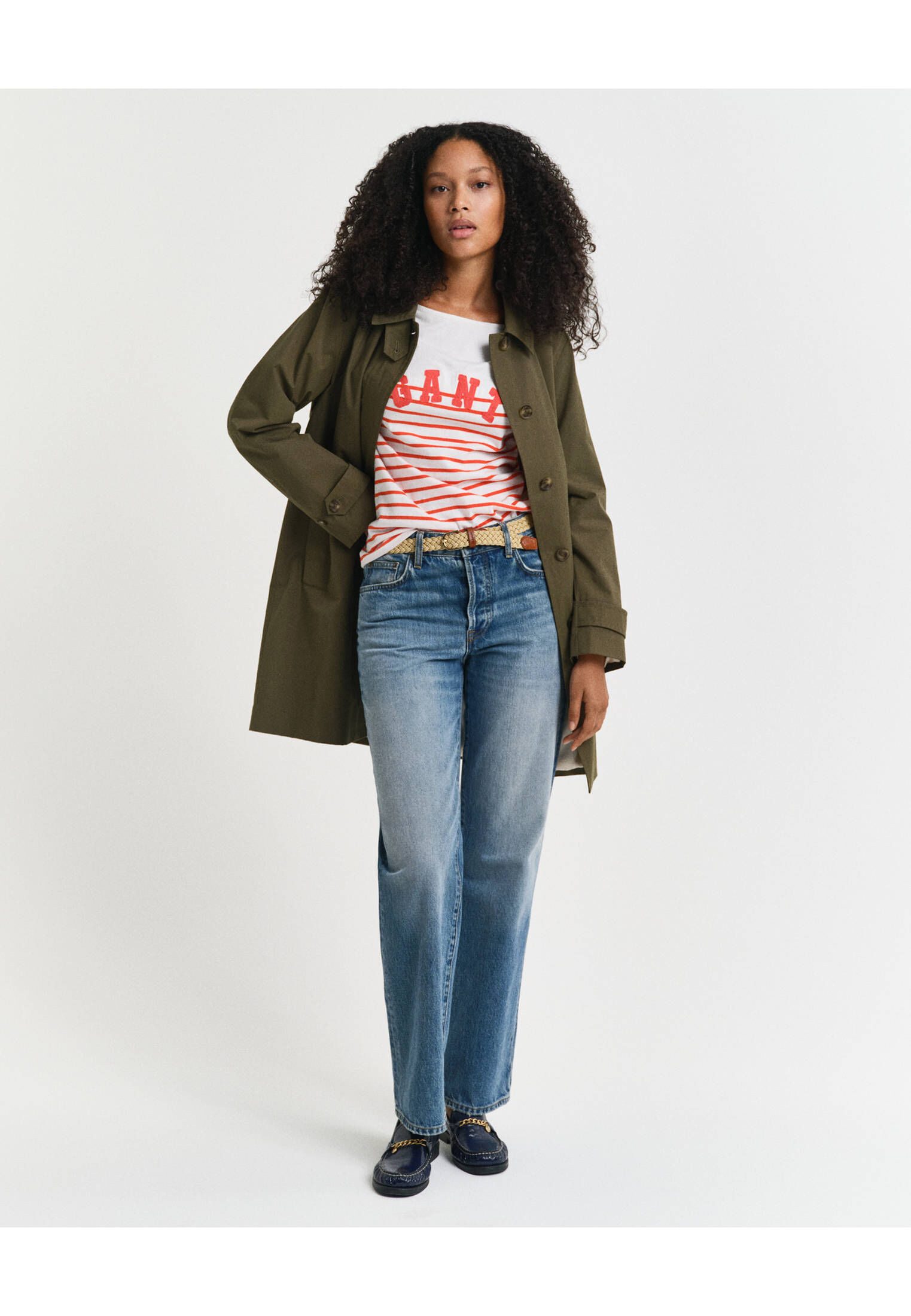 Gant T-Shirt Damen Langarmshirt aus Baumwolle günstig online kaufen
