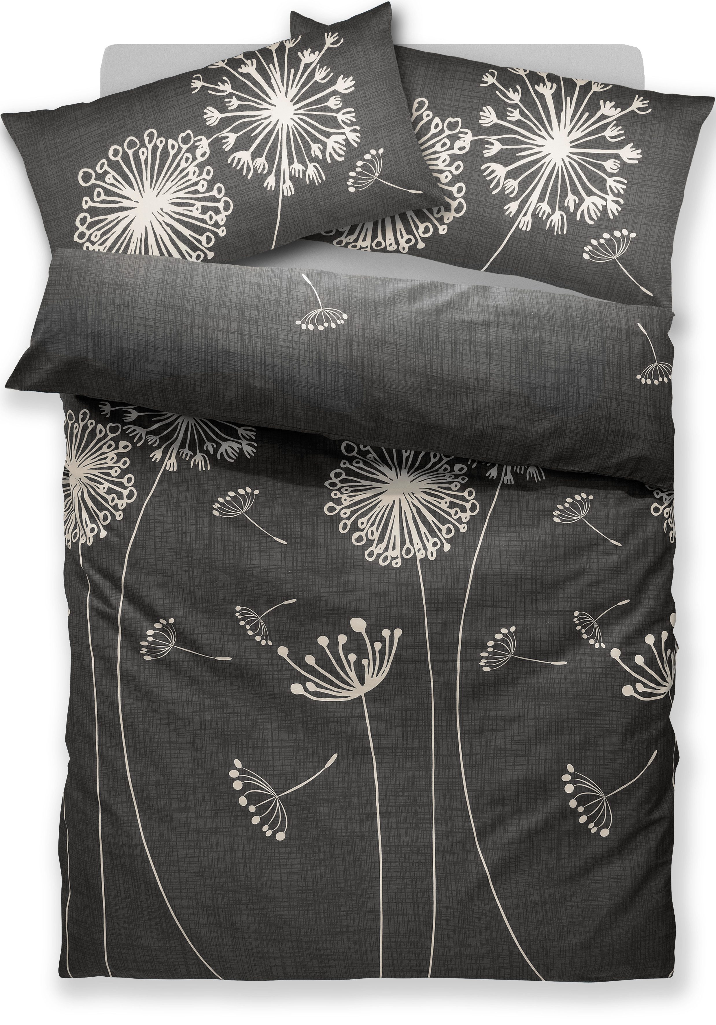 OTTO home Bettwäsche Soucy, Satin, 2 teilig, ab Gr. 135x200, 100% Baumwolle, Renforcé & PREMIUM Satin (TC300)