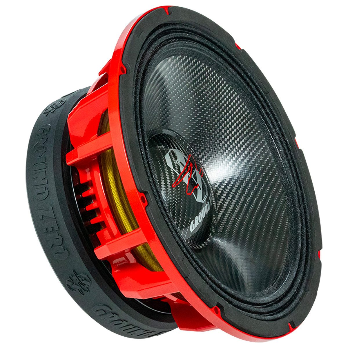 Ground Zero Ground Zero GZCW 25 cm Hochleistungs Tief-Mitteltöner Auto-Subwoofer