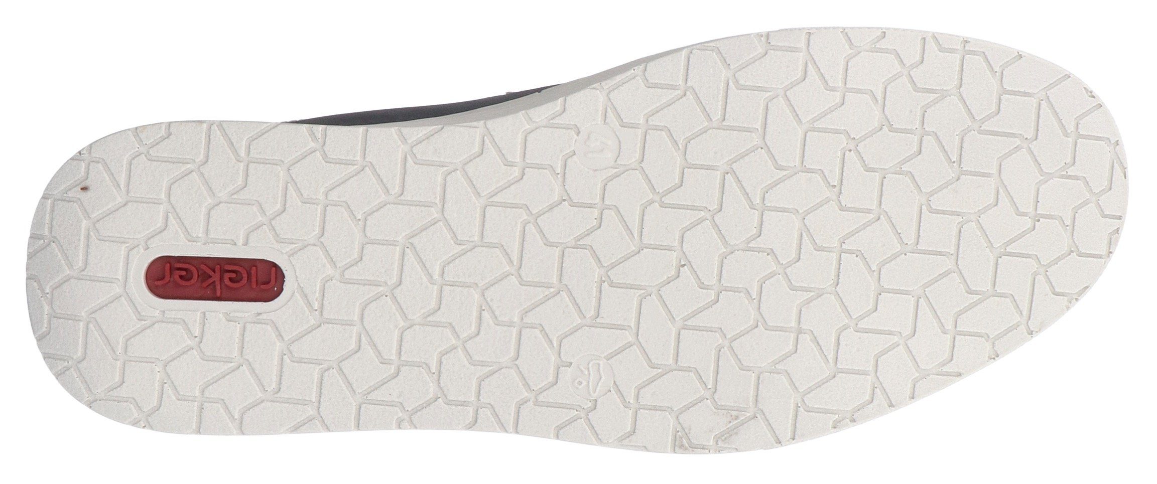 Rieker Slipper Espadrilles, Sommerschuh mit kontrastfarbenen Ziernähten