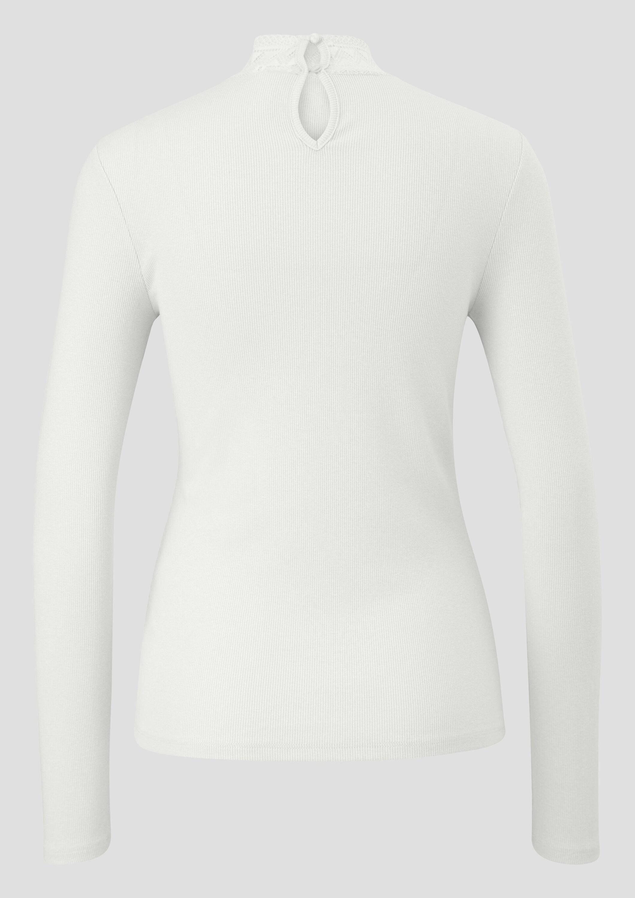 QS Langarmshirt T-Shirt (1-tlg) günstig online kaufen