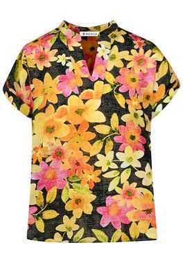 BICALLA T-Shirt Blouse Flowers - 05/yellow-black (1-tlg)