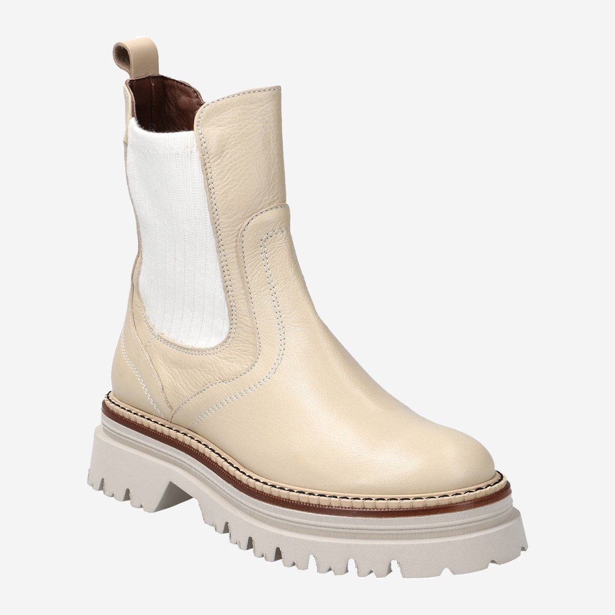 Maripé Maripé BEATRICE AVORIO, Stiefeletten, Beige, Damen Stiefelette
