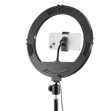 Hama Ringlicht Handy-Ringlicht mit Stativ für Selfies, Videos (210 cm, 160 LED, 12)