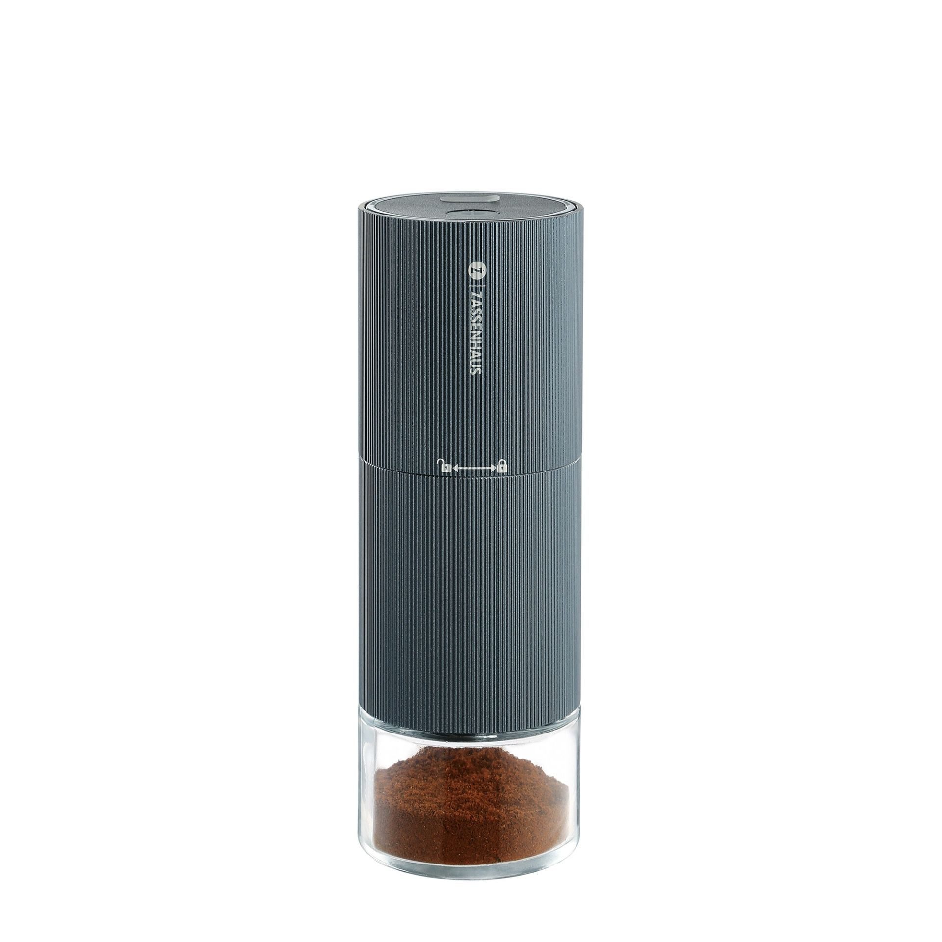 ZASSENHAUS Kaffeemühle MASTER USB, 13 W, Kegelmahlwerk, 19 g Bohnenbehälter, Präzisionsmahlwerk, stufenlose Mahlgradeinstellung
