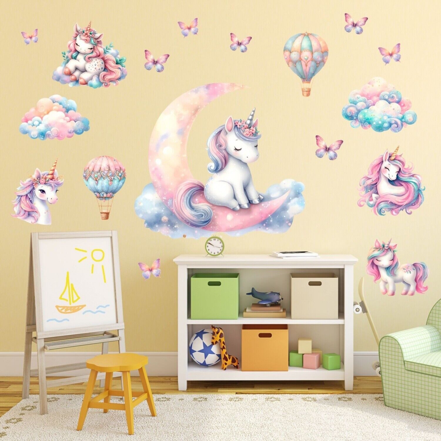 nikima Wandtattoo 264 Wandtattoo Einhorn auf günstig online kaufen
