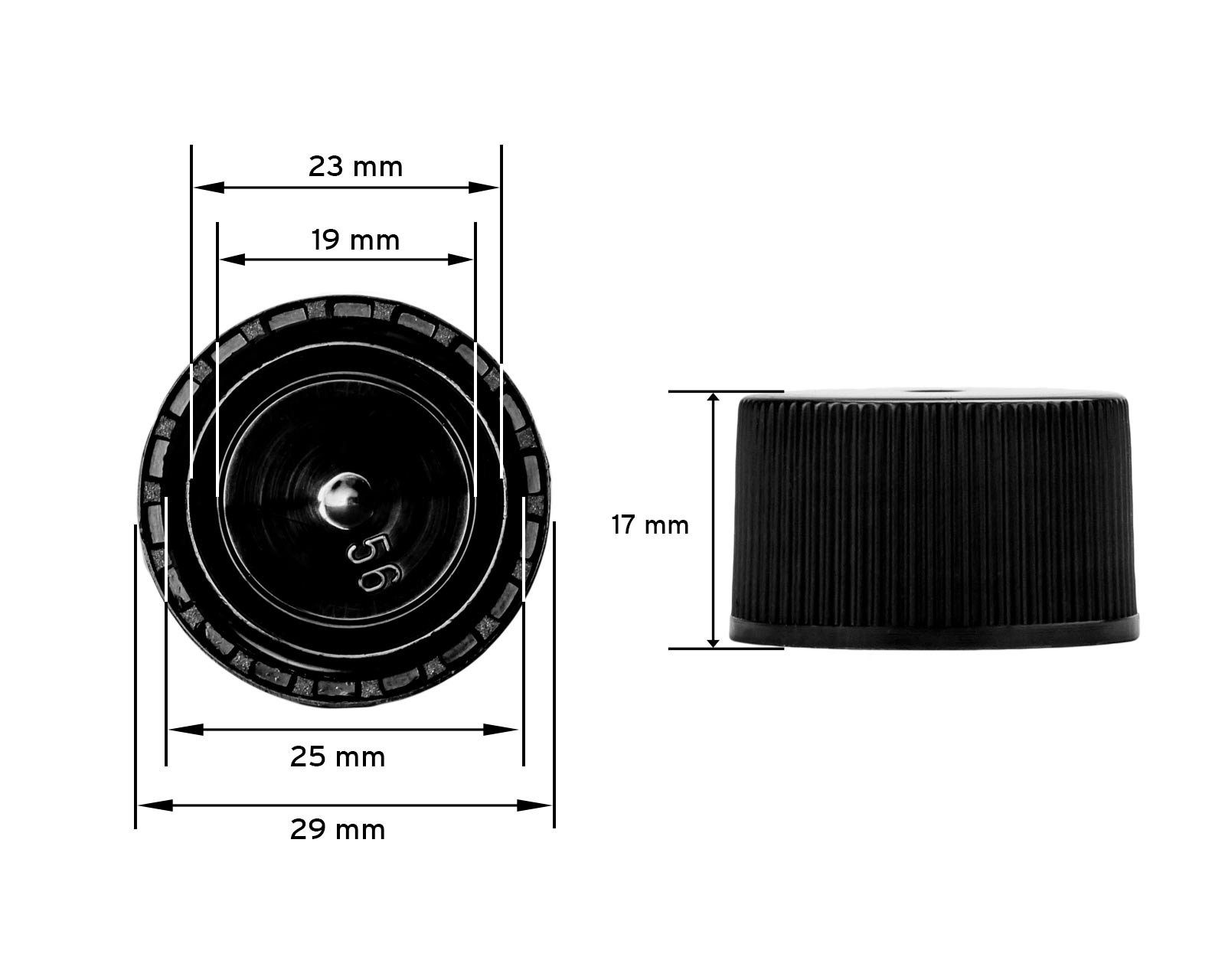 OCTOPUS Kanister 10 Plastikflaschen 500ml eckig HDPE mit farbigen Schraubverschlüssen (10 St)
