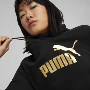 PUMA Hoodie Essentials+ Metallic Logo Hoodie Damen