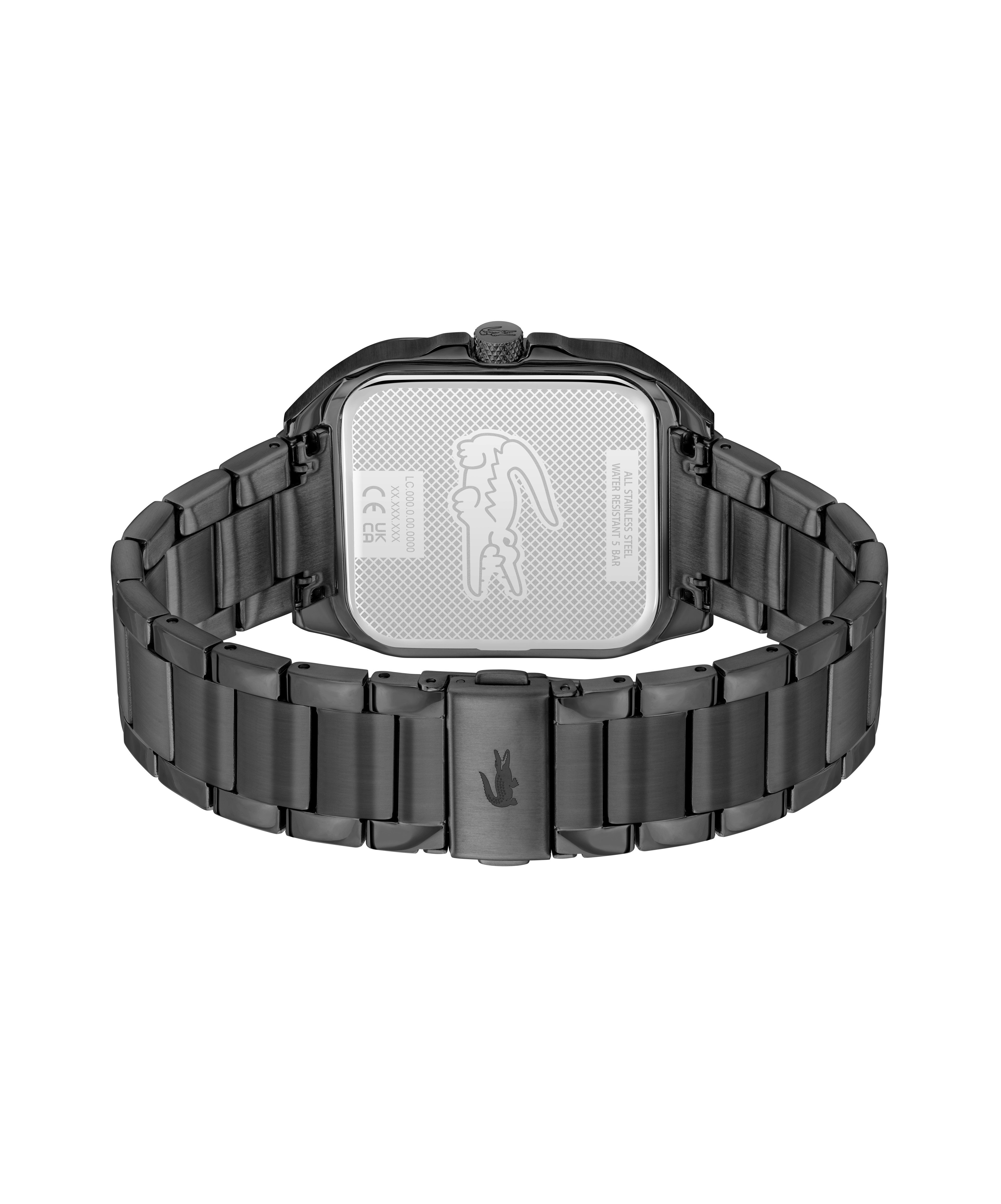Lacoste Quarzuhr LACOSTE.12.12 UP 2011461, Armbanduhr, Herrenuhr, Edelstahlarmband, analog