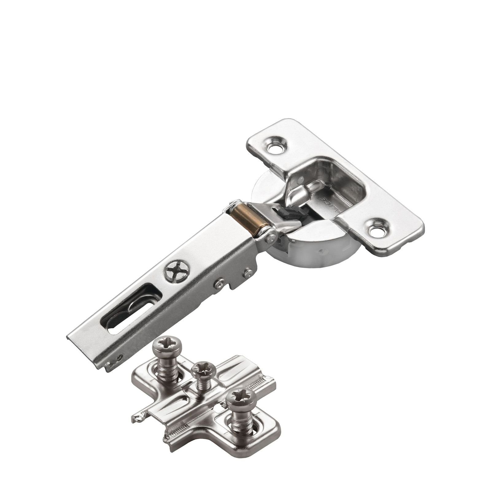 Möbelbeschlag 2 x Salice Topfband S700 110° Bohrbild T52 Nickel matt MPL Langl. H6