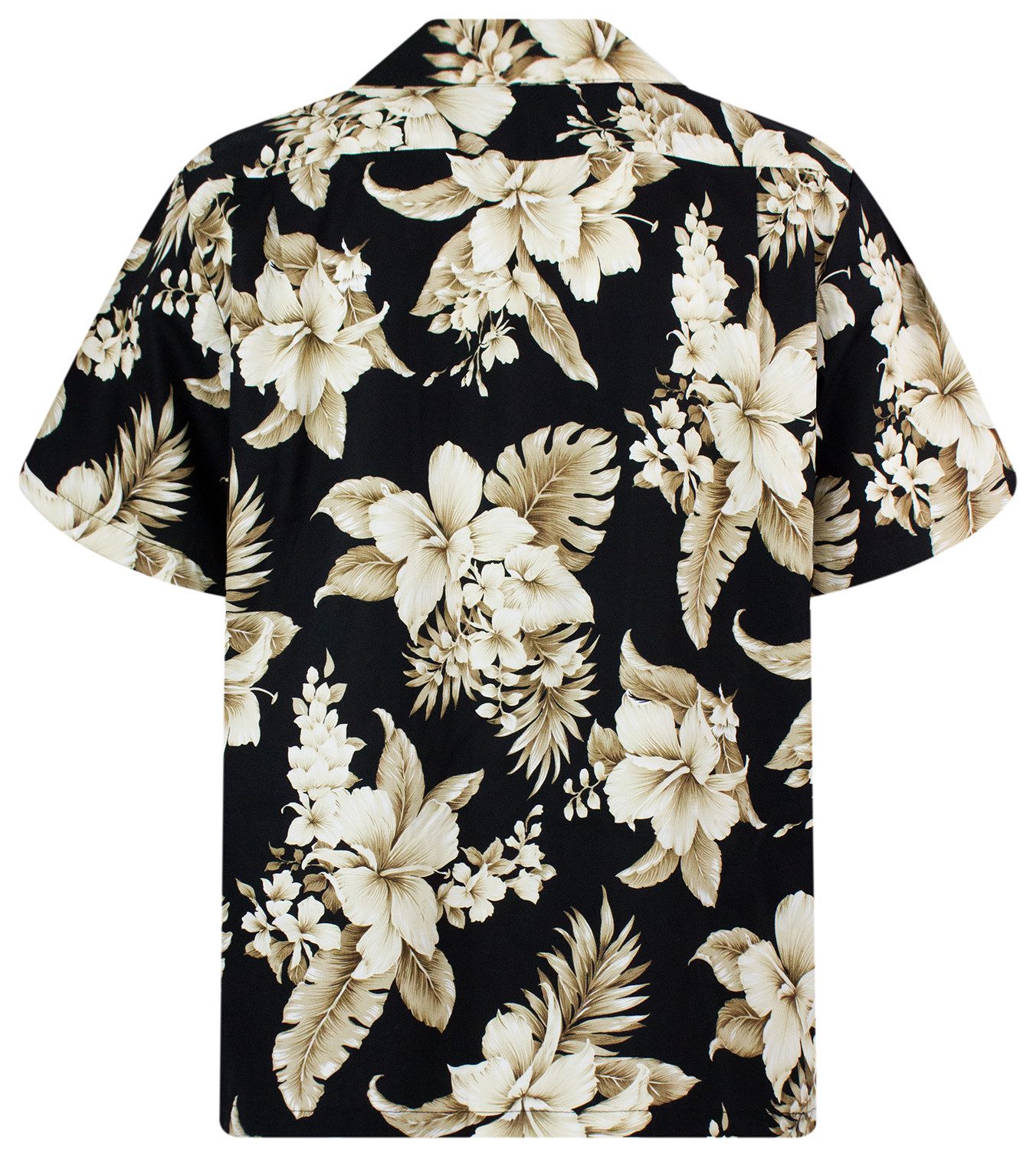 KY's Hawaiihemd Goldbraune Blume Original Hawaiihemd günstig online kaufen