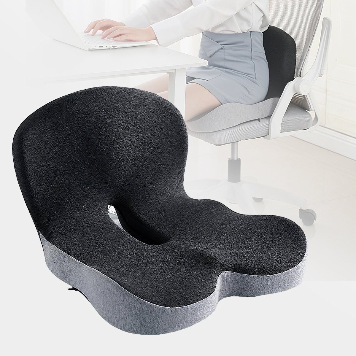 DOPWii Sitzkissen Bürostuhl Sitzkissen, Memory Foam günstig online kaufen