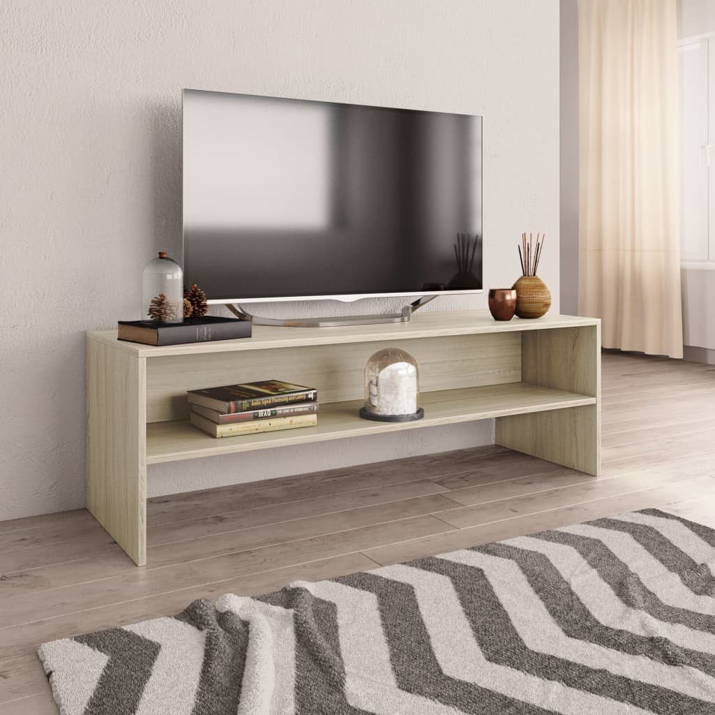 furnicato TV-Schrank Sonoma-Eiche 120x40x40 cm Holzwerkstoff