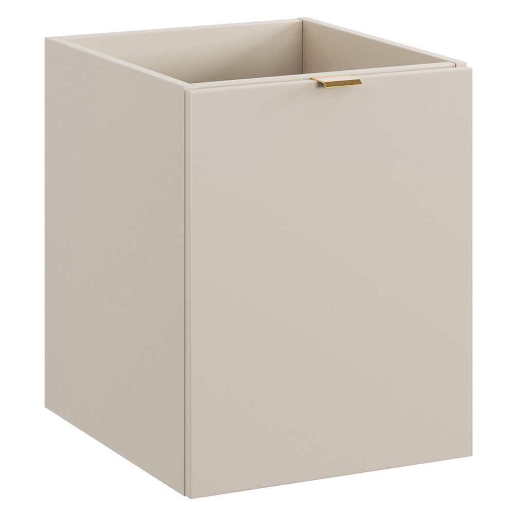 Lomadox Unterschrank DURANGO-56 40 cm breit mit Wäschekorb, kaschmir – Bild 4 von 5