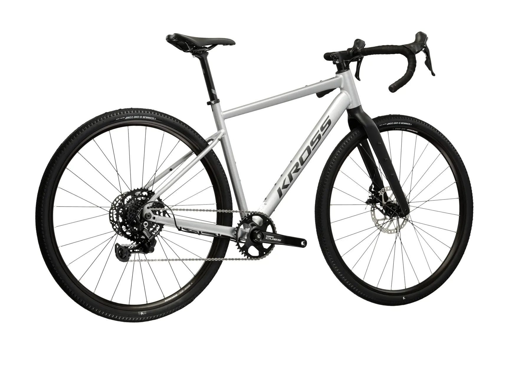 Kross Gravelbike KROSS Gravelbike Esker 1.0 28" grau 9 Gänge, 9 Gang, Kettenschaltung