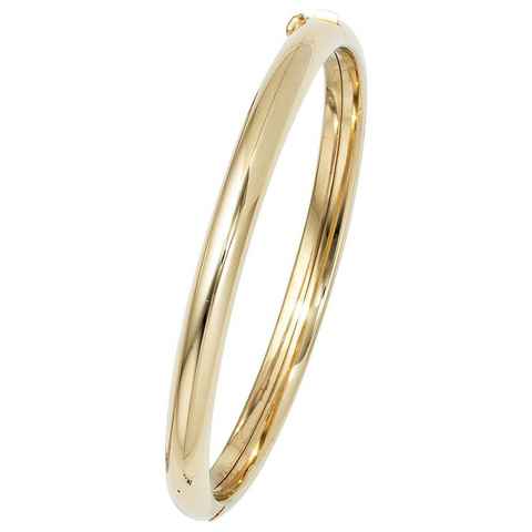 JOBO Armreif Armband oval, 585 Gold