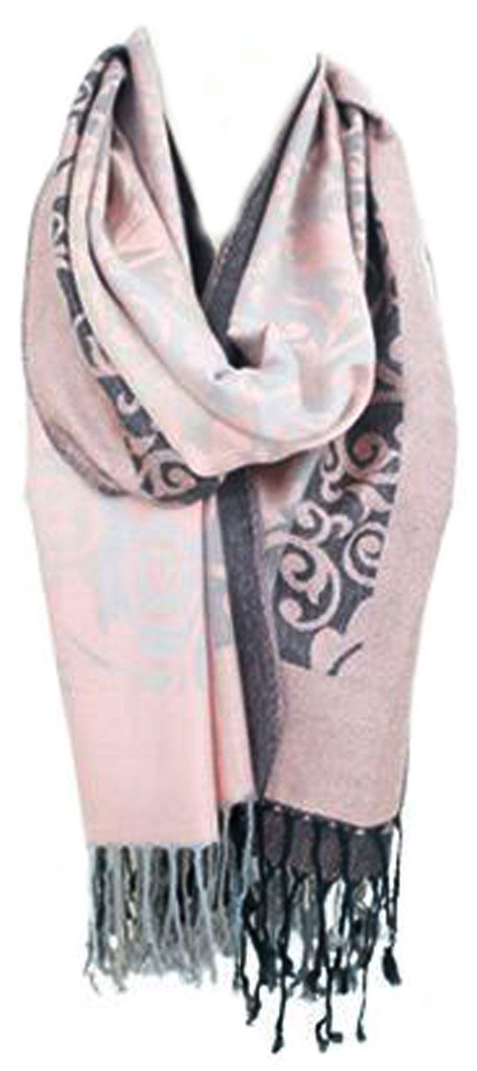 chic4home Schal Dreamy Flair, (1-St. 1-teilig), Damen Schal Stola eleganter Longschal florale Motive