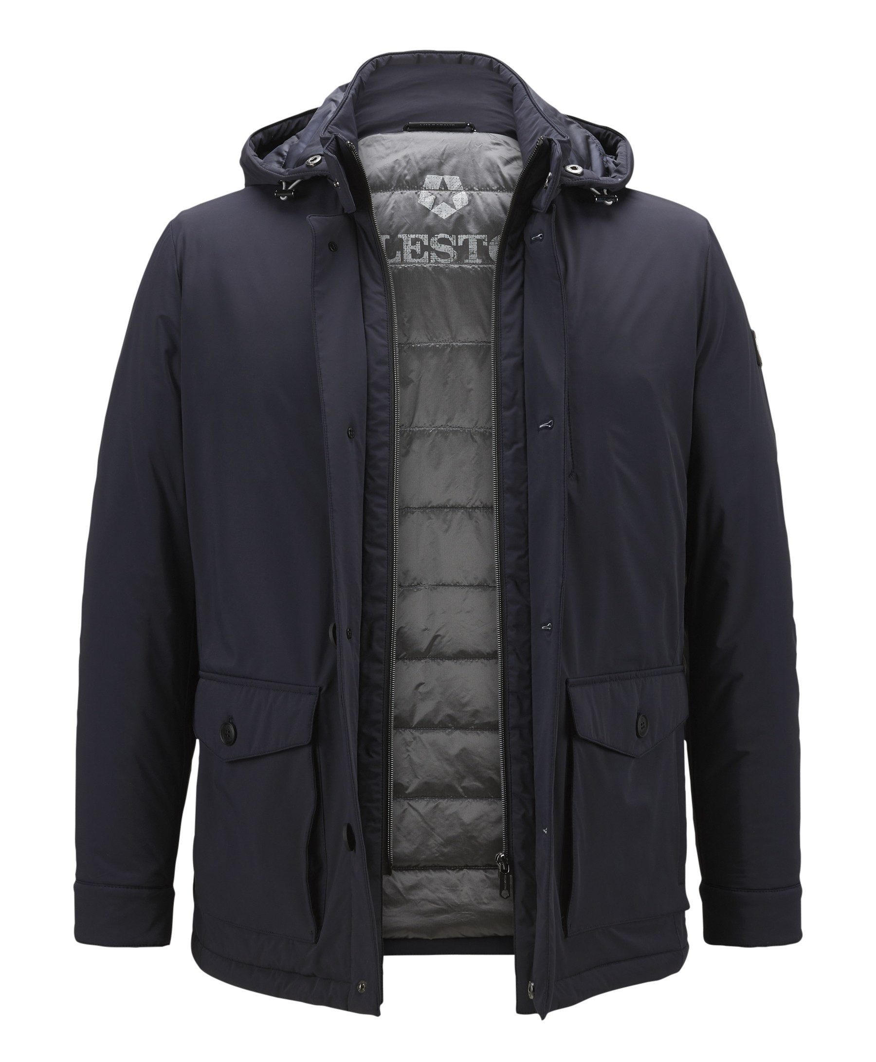 Milestone Parka MSHeathrow ultraleichte Jacke mit Kapuze, wasserabweisend und winddicht