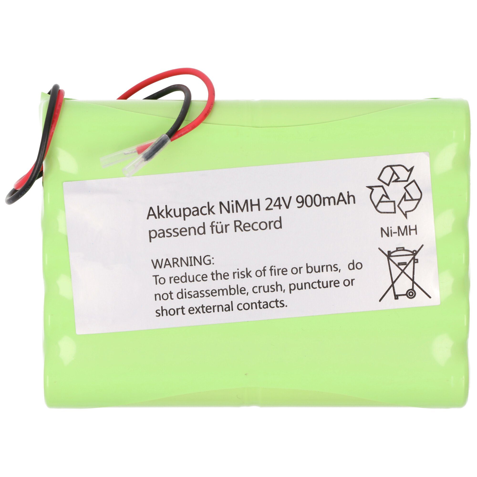 AccuCell für 24V Akku NiMH Record für 900mAh Akku passend Türsteuerung