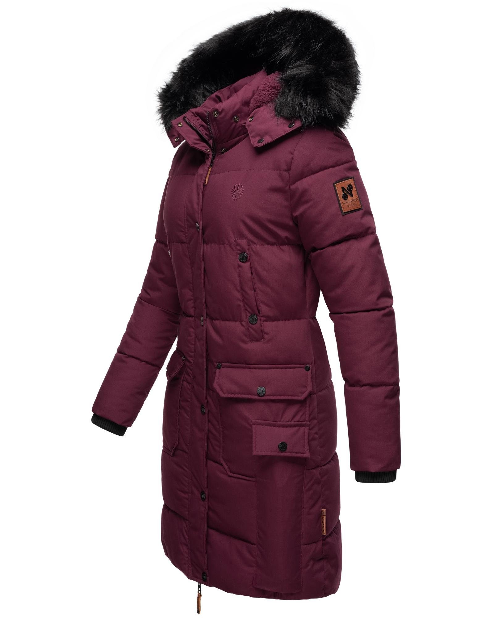 Wintermantel Einkaufstasche Damen Warmer und rot inkl. Navahoo Cosimaa Regenschirm Parka
