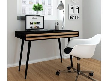 loft24 Arbeitstisch Channie, mit 2 Schubladen aus MDF im skandinavischen Design, 120 cm