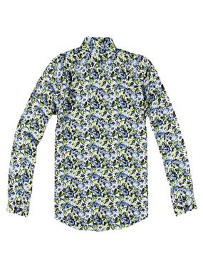 Engbers Langarmhemd Hemd mit floralem All-Over Print