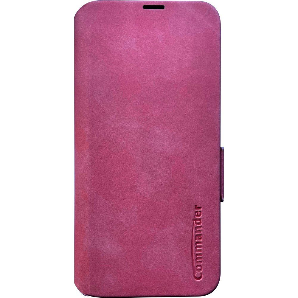 Peter Jäckel Handyhülle BOOK CASE ELITE Fuchsia Red für Apple iPhone 15 (20790) Handyhülle
