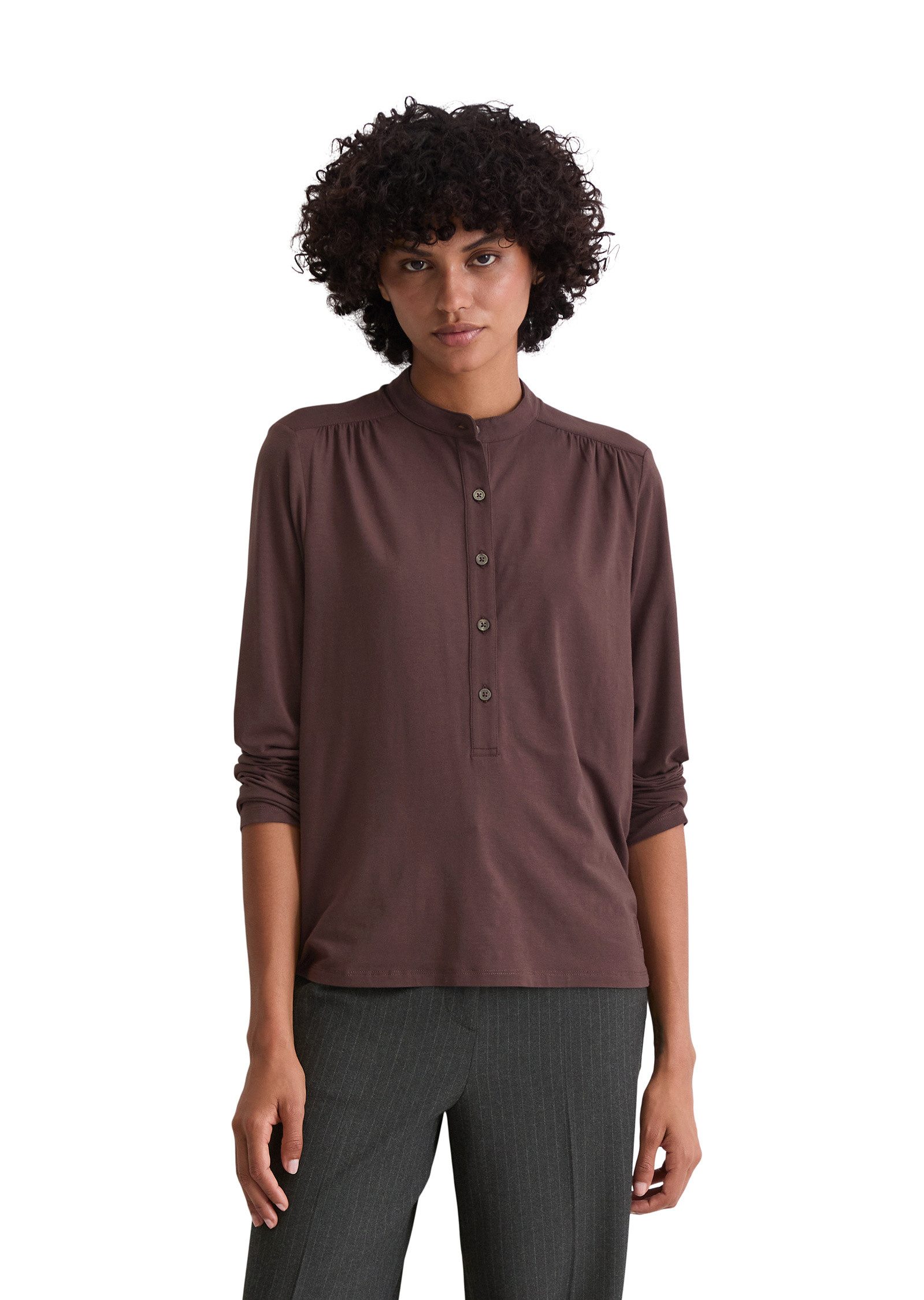 Marc O'Polo Langarmshirt mit TENCEL™ Modal günstig online kaufen