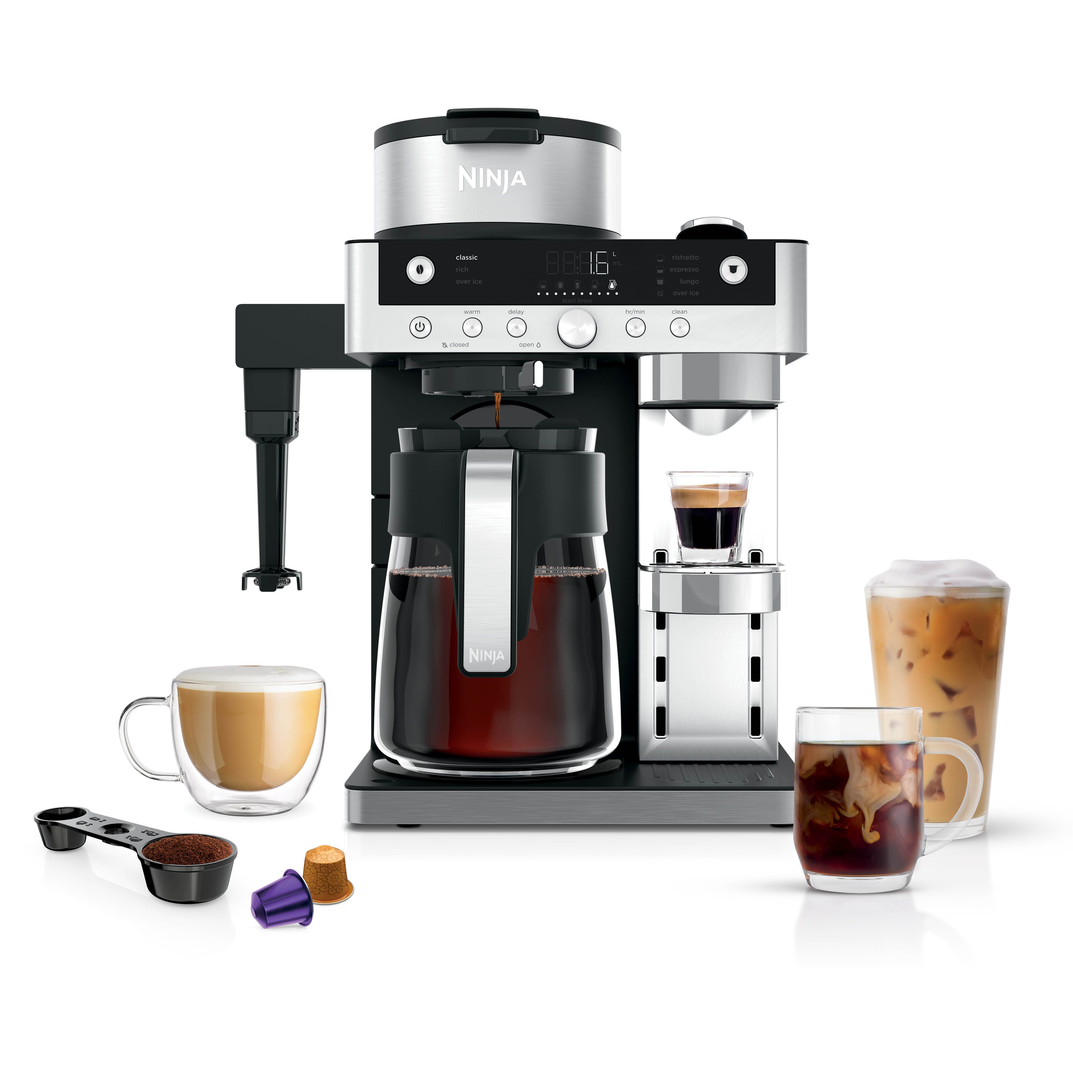 Ninja Filterkaffeemaschine und Espresso-Kapselmaschine Prestige DualBrew