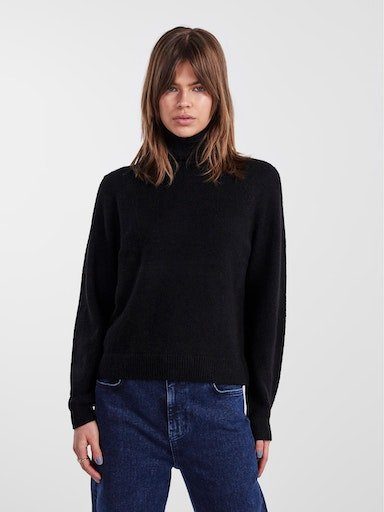 ROLLNECK KNIT pieces Black LS Rollkragenpullover NOOS PCJULIANA BC