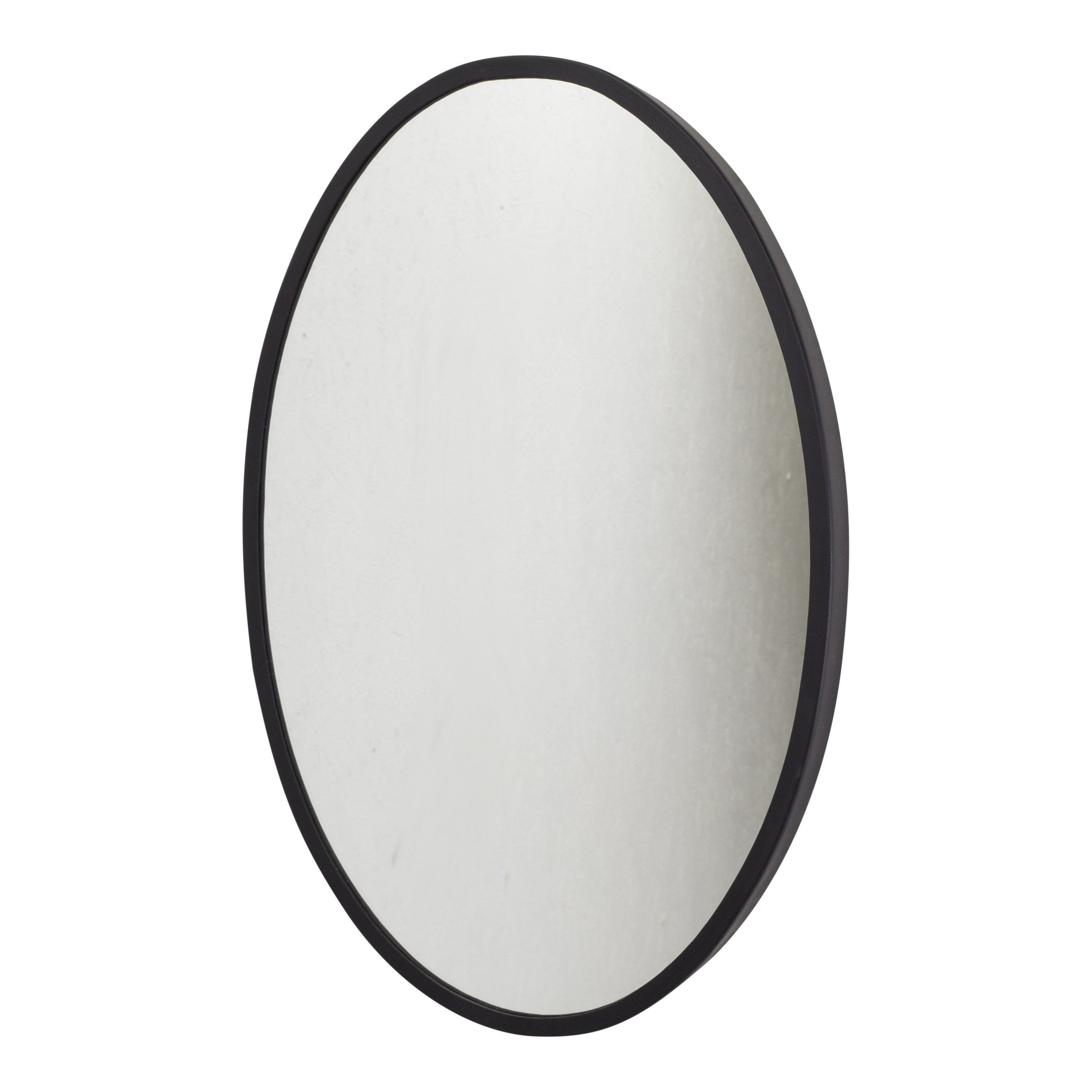 LOFT42 Wandspiegel LOFT42 Spiegel Spiegel Oval - Schwarz - 60x40