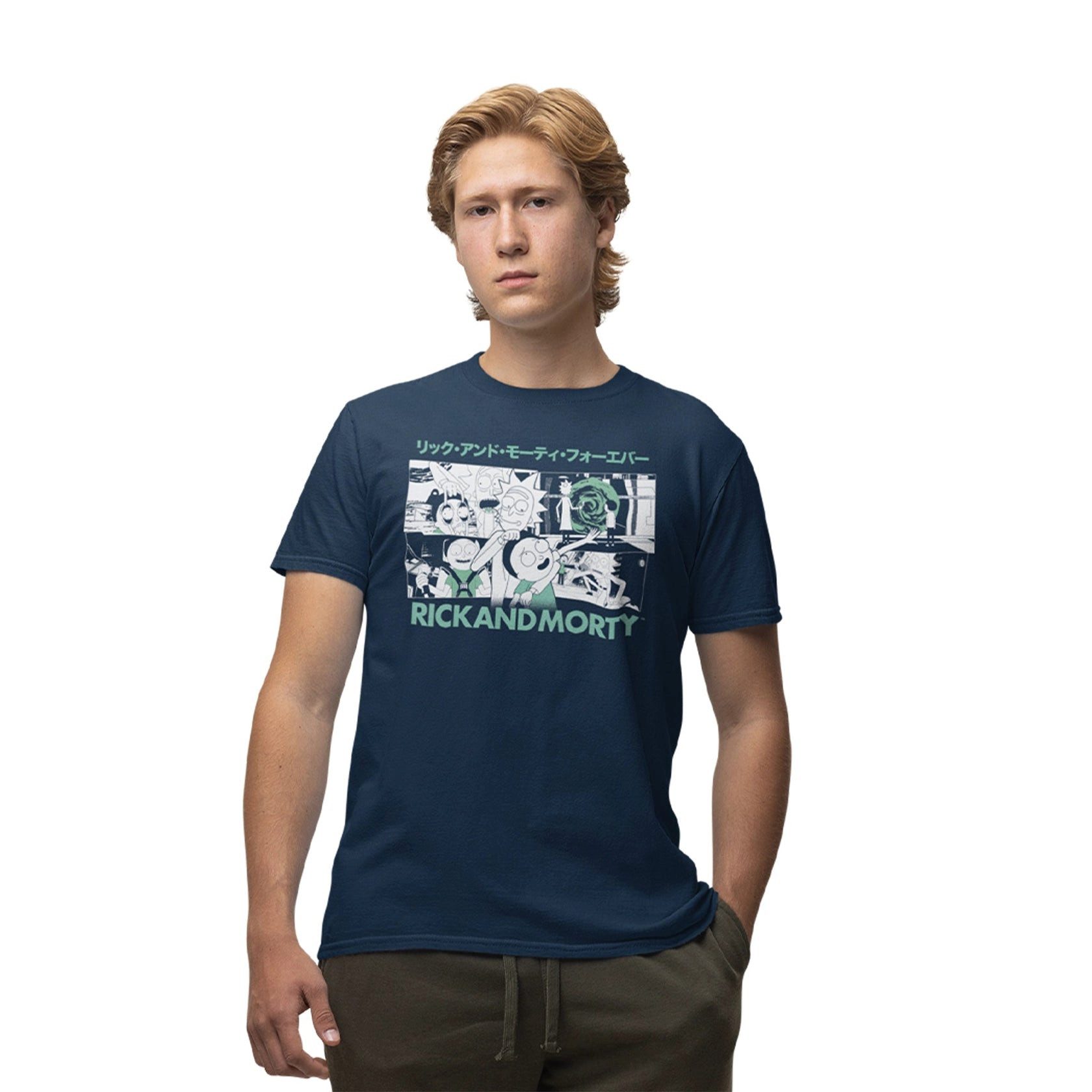 Rick and Morty T-Shirt Comics Party