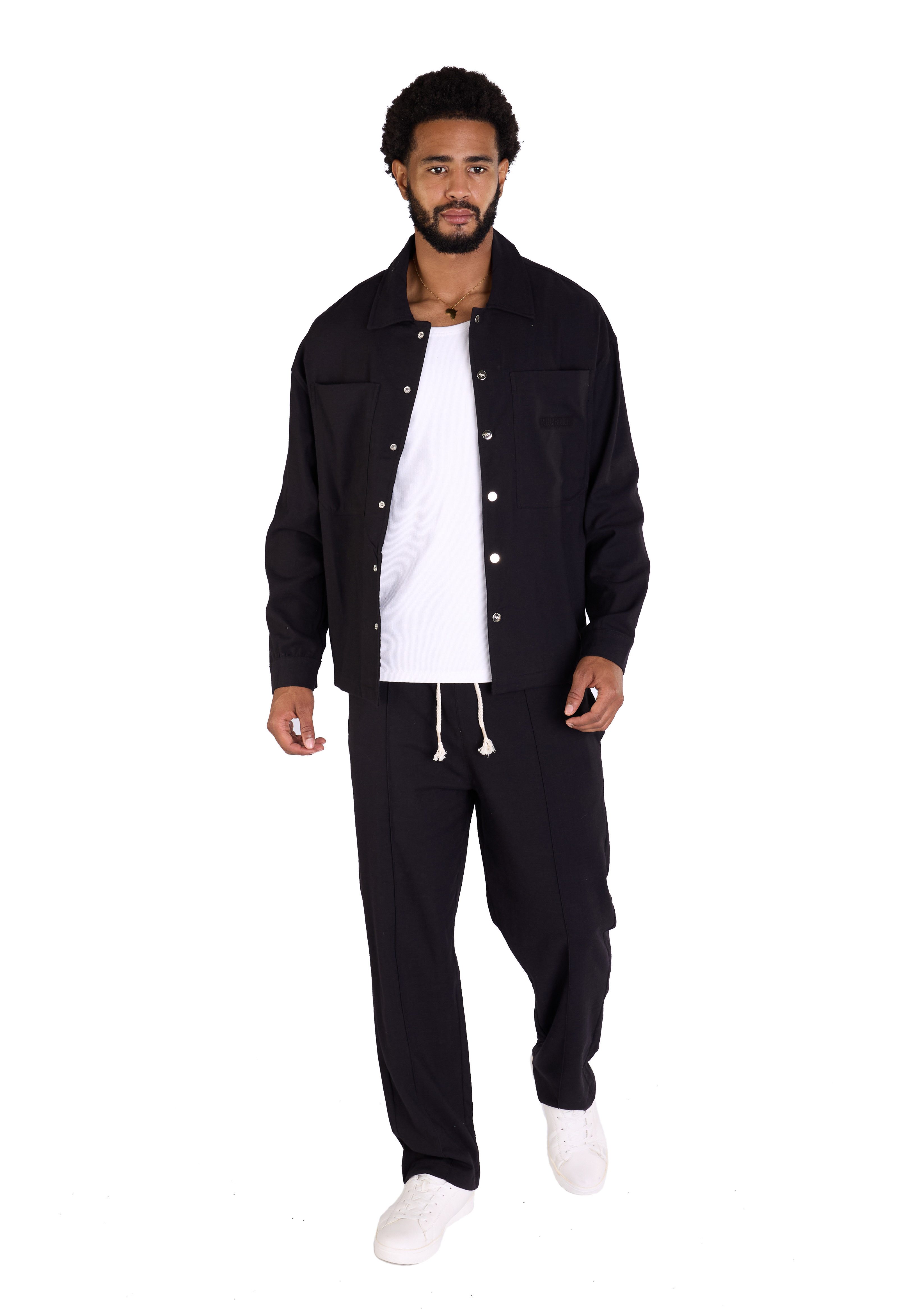 Denim Distriqt Freizeitanzug 2-teiliger Herren Freizeitanzug (2-tlg) günstig online kaufen