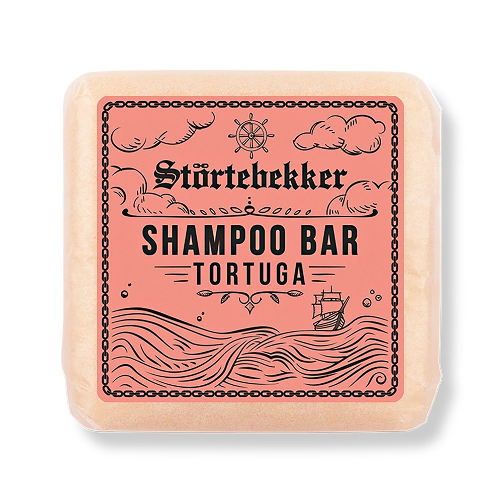 Störtebekker Festes Haarshampoo Tortuga - würzig-frischer Duft, 1-tlg., Pflegend & erfrischend, Nachhaltig und plastikfrei