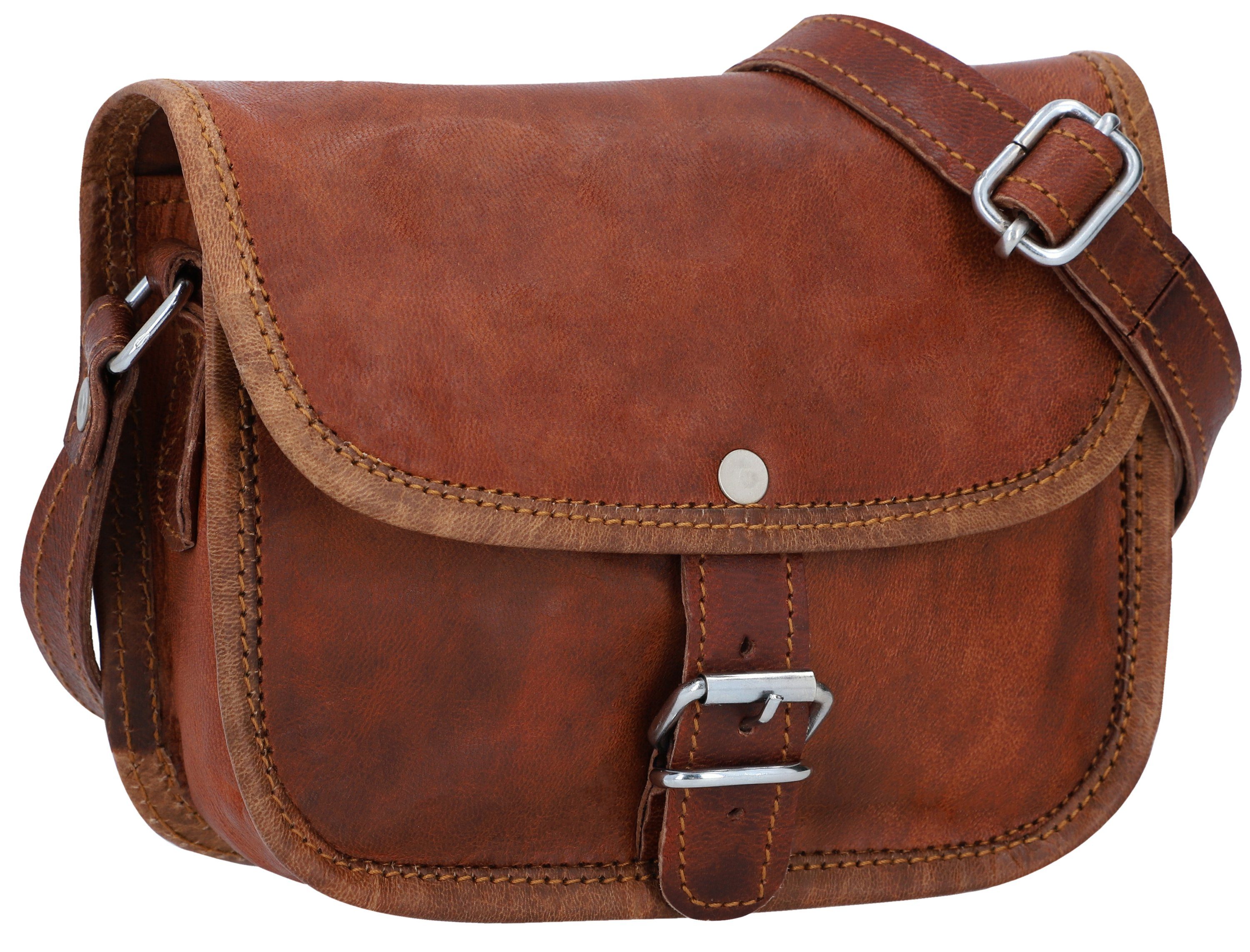 Gusti Leder Handtasche »Mary XS« (1-tlg), Handtasche Umhängetasche  Ledertasche Vintage Damen Braun Leder online kaufen | OTTO