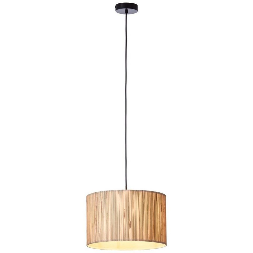 Lampe, E27, Pendelleuchte kürzbar natur, Pendelleuchte A60, 35cm 52W, Wimea, Wimea Kabel 1x Brilliant