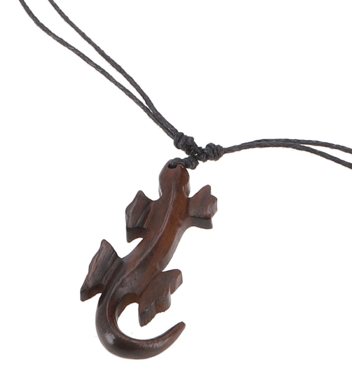 Guru-Shop Perlenkette Ethno Kokoskette, Surferkette - Gecko