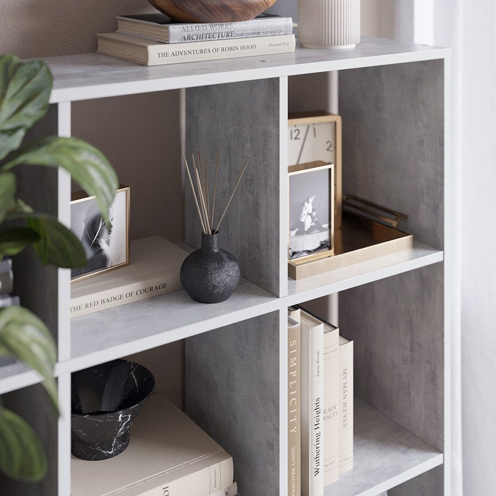 Vicco Raumteiler Nove, Beton, 104 x 108 cm günstig online kaufen