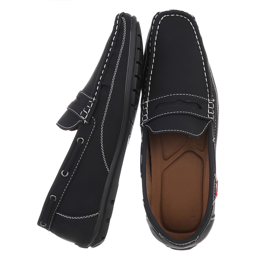 Coolwalk Herren Mokassins Freizeit Slipper (88843974) Flach Slipper in Schw günstig online kaufen