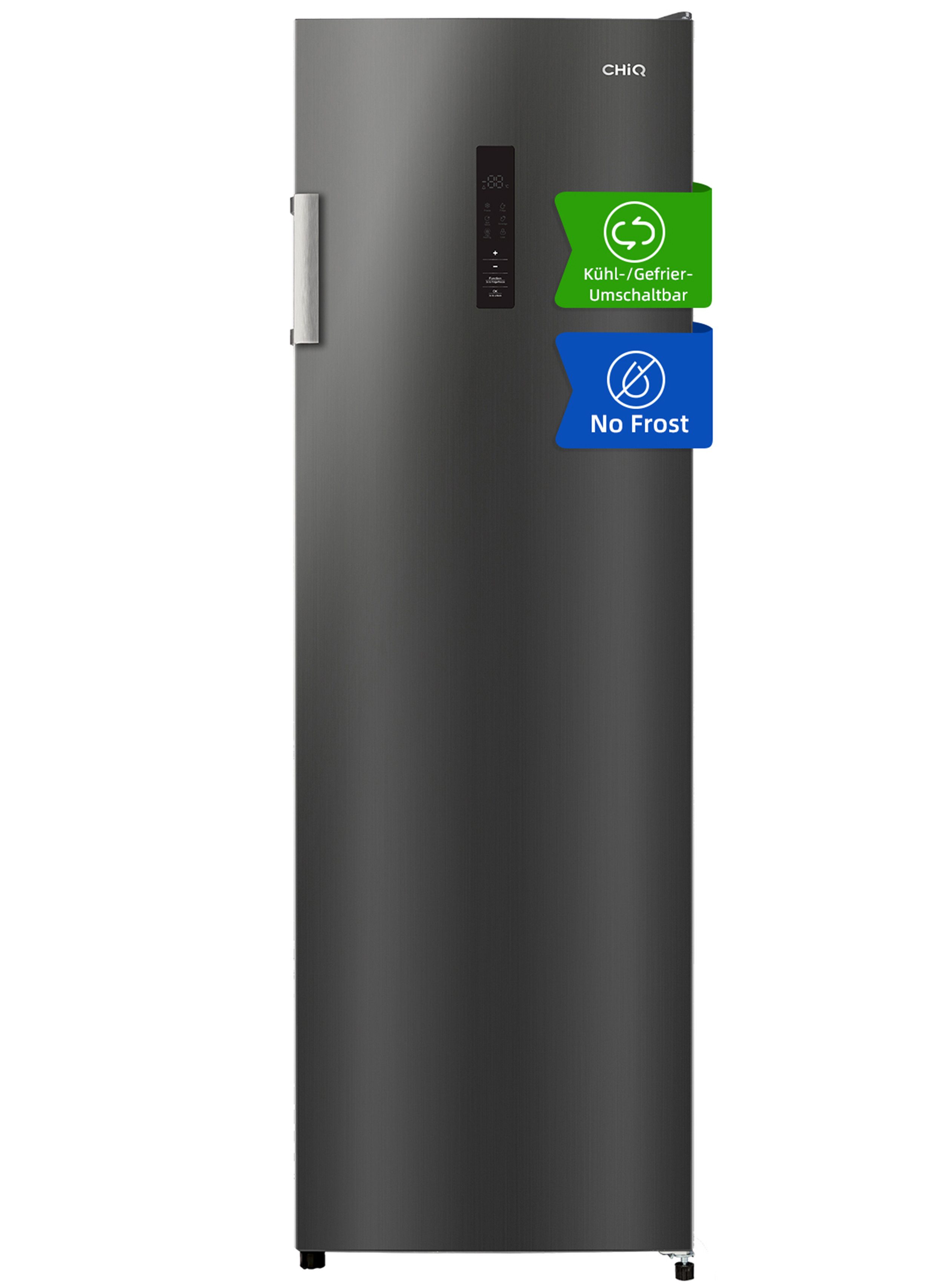 CHiQ Gefrierschrank Umschalt Kühl/Gefrier CSD206NEID, 170.5 cm hoch, 54.7 cm breit, LED Diaplay, 4-Sterne-Gefrierfunktion, 39 dB, Total No Frost