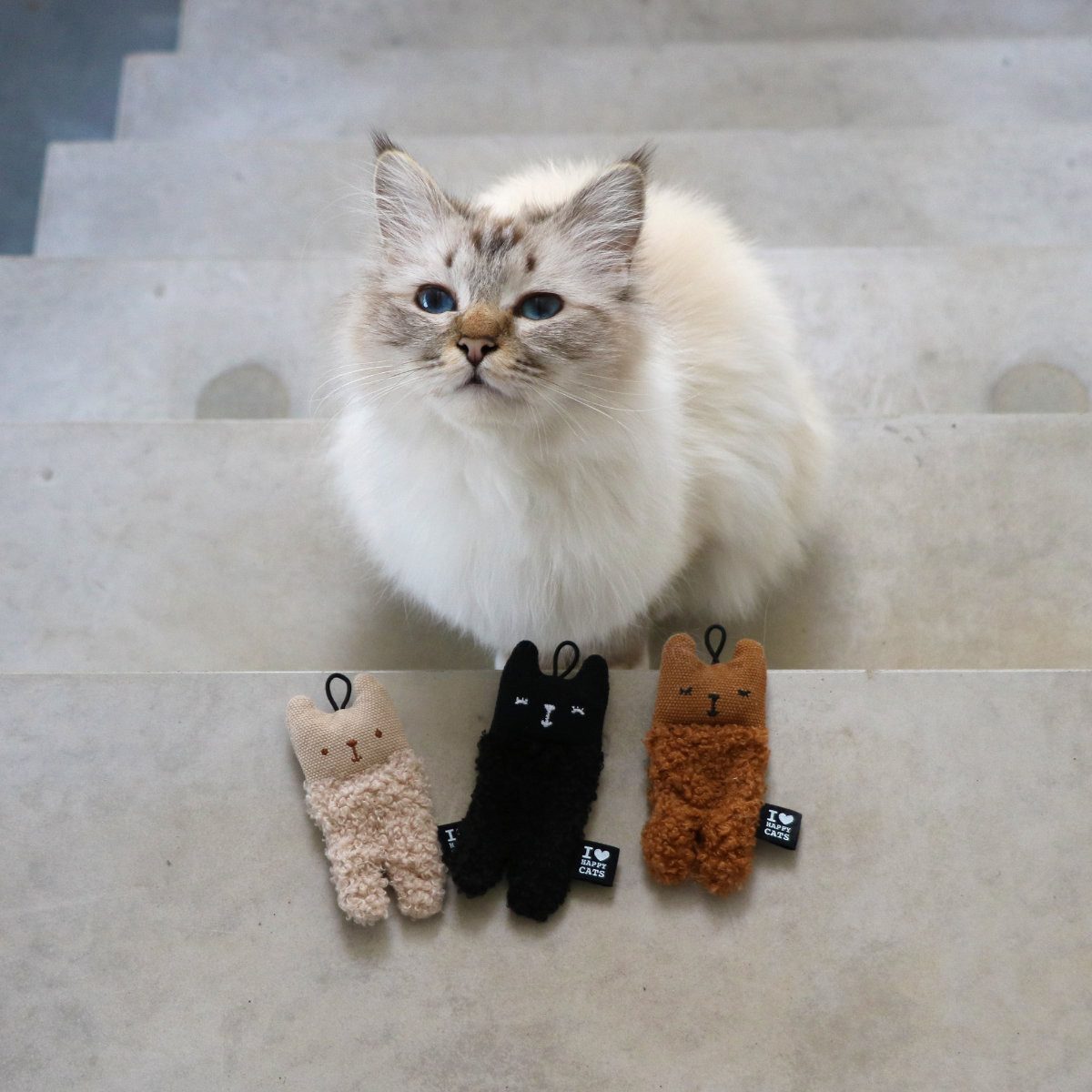 D&D Tierkuscheltier Katzenspielzeug I Love Happy günstig online kaufen