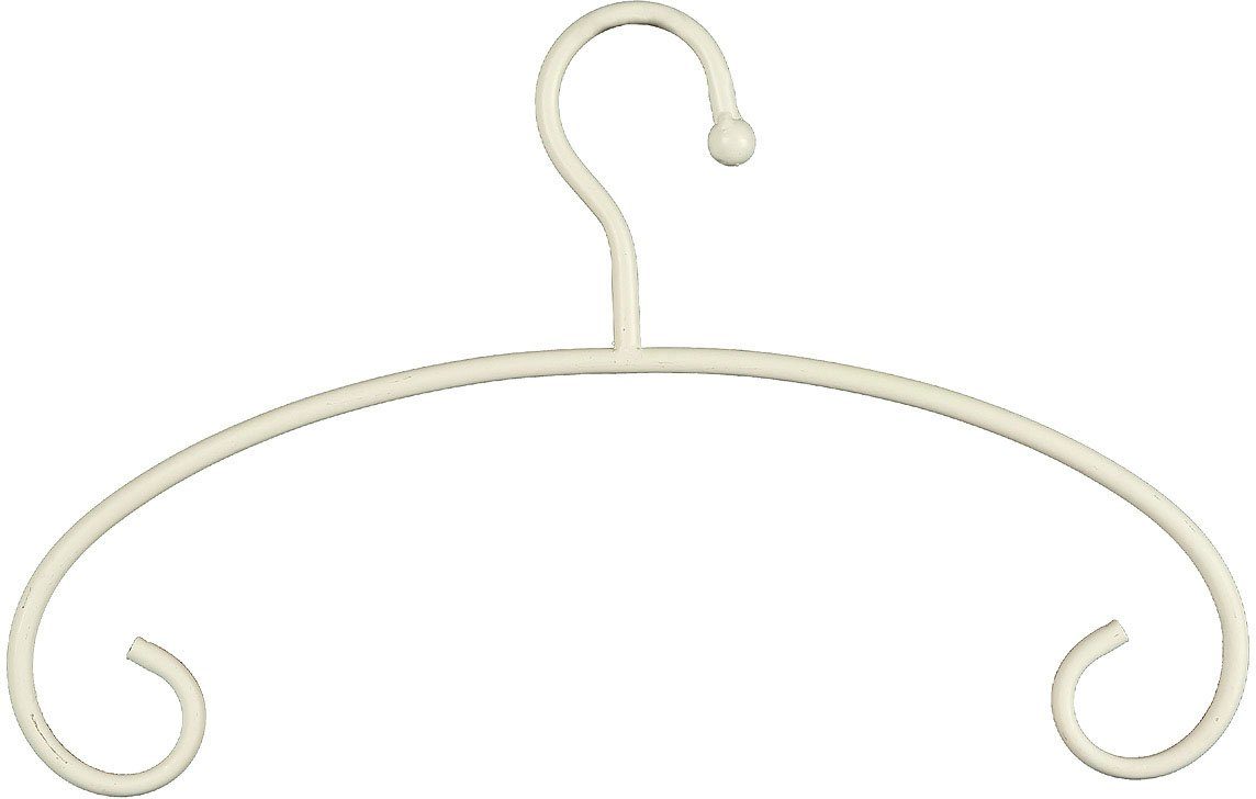Ambiente Haus Kleiderbügel Kleiderbügel aus eisen - antikweiss, (1-tlg)
