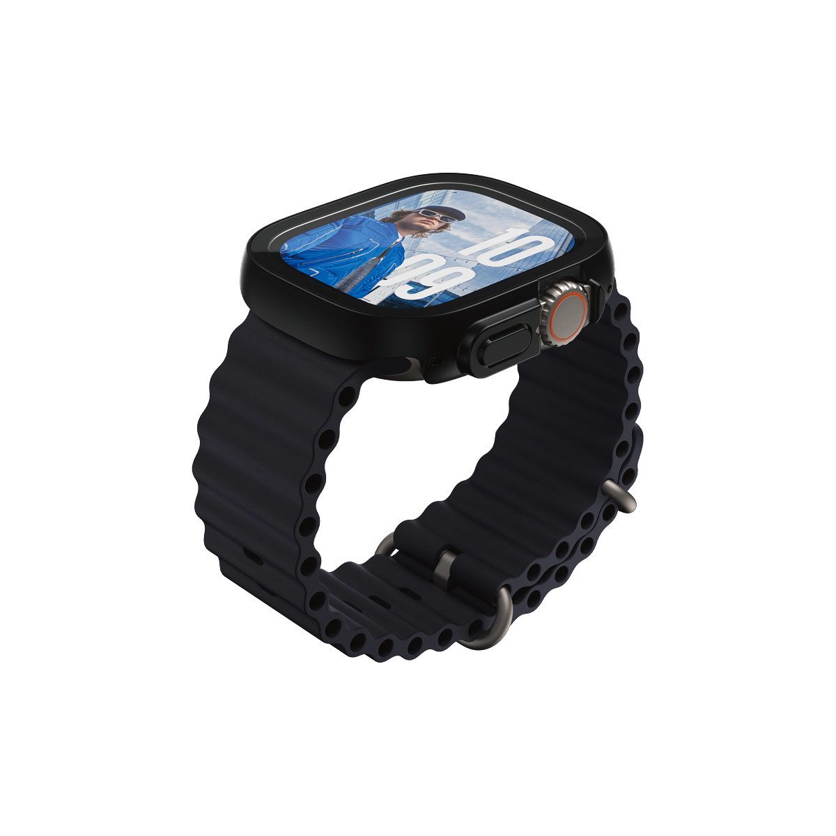 CARE by PanzerGlass Displayschutzglas Full Body Protection für Apple Watch Ultra, Apple Watch Ultra 2, Displayschutzfolie, Schutzfolie, Bildschirmschutz, kratz- & stoßfest