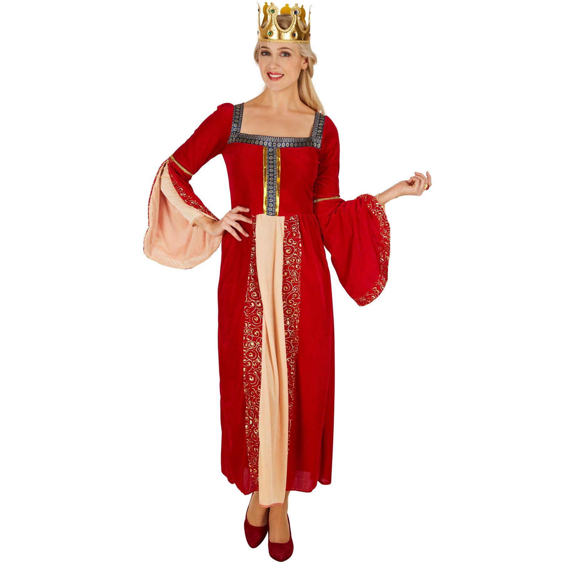dressforfun Kostüm Frauenkostüm Königin, Traumhaftes Königinnen-Kleid