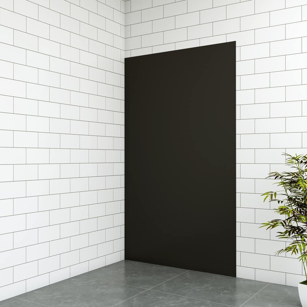duschspa Duschrückwand 3mm schwarz PE-Aluminium Duschwandpaneele günstig online kaufen